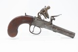 c1810 English WALKLATE Antique FLINTLOCK Pistol .44 Caliber London Birmingham Early-1800s Self Defense Belt Pistol! - 14 of 17