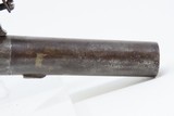c1810 English WALKLATE Antique FLINTLOCK Pistol .44 Caliber London Birmingham Early-1800s Self Defense Belt Pistol! - 17 of 17