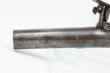 c1810 English WALKLATE Antique FLINTLOCK Pistol .44 Caliber London Birmingham Early-1800s Self Defense Belt Pistol! - 4 of 17