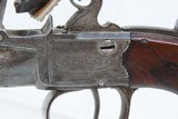 c1810 English WALKLATE Antique FLINTLOCK Pistol .44 Caliber London Birmingham Early-1800s Self Defense Belt Pistol! - 5 of 17