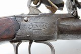c1810 English WALKLATE Antique FLINTLOCK Pistol .44 Caliber London Birmingham Early-1800s Self Defense Belt Pistol! - 13 of 17