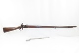 1828 DATED Antique U.S. HARPERS FERRY Model 1816 Type II FLINTLOCK MusketUnited States MILITARY MUSKET with BAYONET! - 2 of 23