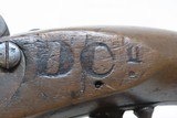 “D Co.” Marked Antique SIMEON NORTH Model 1816 .54 Caliber CAVALRY Pistol Updated in Time for the American Civil War - 13 of 17