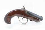 Rare ENGRAVED Antique WILLIAMSON Single Shot CONVERTIBLE .41 Cal. DERINGERRimfire/Percussion Combination Pistol with PERCUSSION ADAPTER! - 2 of 20
