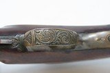 Rare ENGRAVED Antique WILLIAMSON Single Shot CONVERTIBLE .41 Cal. DERINGERRimfire/Percussion Combination Pistol with PERCUSSION ADAPTER! - 8 of 20