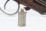 Rare ENGRAVED Antique WILLIAMSON Single Shot CONVERTIBLE .41 Cal. DERINGERRimfire/Percussion Combination Pistol with PERCUSSION ADAPTER! - 20 of 20