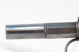 c1850s Antique ALLEN & WHEELOCK Double Action Pistol .36 Caliber Percussion Small Single Shot Deringer-Type Pistol - 5 of 18