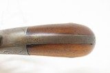 c1850s Antique ALLEN & WHEELOCK Double Action Pistol .36 Caliber Percussion Small Single Shot Deringer-Type Pistol - 7 of 18