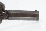 ENGLISH Antique ADAMS of NEWTON ABBOT, DEVON Small Sidehammer .32 Pistol c1850 ENGRAVED FOLDING TRIGGER HIDEOUT - 5 of 16