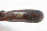 ENGLISH Antique ADAMS of NEWTON ABBOT, DEVON Small Sidehammer .32 Pistol c1850 ENGRAVED FOLDING TRIGGER HIDEOUT - 10 of 16