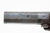 ENGLISH Antique ADAMS of NEWTON ABBOT, DEVON Small Sidehammer .32 Pistol c1850 ENGRAVED FOLDING TRIGGER HIDEOUT - 9 of 16