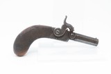 ENGLISH Antique ADAMS of NEWTON ABBOT, DEVON Small Sidehammer .32 Pistol c1850 ENGRAVED FOLDING TRIGGER HIDEOUT - 2 of 16