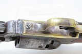 CIVIL WAR Era Antique COLT Model 1851 NAVY .36 Caliber PERCUSSION RevolverManufactured in 1861 with BELT & TOOLED HOLSTER! - 21 of 25