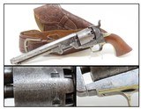 CIVIL WAR Era Antique COLT Model 1851 NAVY .36 Caliber PERCUSSION RevolverManufactured in 1861 with BELT & TOOLED HOLSTER! - 1 of 25