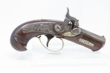 CURRY of SAN FRANCISCO Antique HENRY DERINGER Percussion Pistol CURRY Marked HIDEOUT Pistol, Turbulent Mining Town - 2 of 17