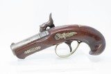CURRY of SAN FRANCISCO Antique HENRY DERINGER Percussion Pistol CURRY Marked HIDEOUT Pistol, Turbulent Mining Town - 14 of 17