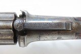 Engraved BRITISH Antique .36 Cal. BAR HAMMER Percussion PEPPERBOX Revolver
1840s 6-Shot Self Defense Revolver - 8 of 17