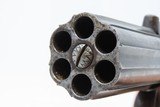 Engraved BRITISH Antique .36 Cal. BAR HAMMER Percussion PEPPERBOX Revolver
1840s 6-Shot Self Defense Revolver - 6 of 17
