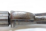 Engraved BRITISH Antique .36 Cal. BAR HAMMER Percussion PEPPERBOX Revolver
1840s 6-Shot Self Defense Revolver - 12 of 17