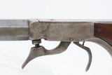 RARE Antique “POCKET RIFLE” by ETHAN ALLEN Percussion UNDERHAMMER Pistolc1837 .31 Caliber Single Shot Pistol! - 4 of 17