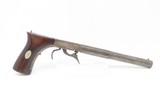 RARE Antique “POCKET RIFLE” by ETHAN ALLEN Percussion UNDERHAMMER Pistolc1837 .31 Caliber Single Shot Pistol! - 14 of 17