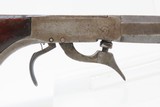 RARE Antique “POCKET RIFLE” by ETHAN ALLEN Percussion UNDERHAMMER Pistolc1837 .31 Caliber Single Shot Pistol! - 16 of 17