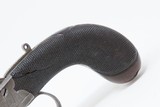 SNAP BAYONET/DAGGER Antique W. MILLS English FLINTLOCK Boxlock Pistol .44 Unique, Engraved, Pocket Sidearm - 3 of 21