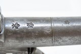 SNAP BAYONET/DAGGER Antique W. MILLS English FLINTLOCK Boxlock Pistol .44 Unique, Engraved, Pocket Sidearm - 19 of 21