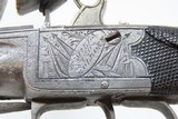 SNAP BAYONET/DAGGER Antique W. MILLS English FLINTLOCK Boxlock Pistol .44 Unique, Engraved, Pocket Sidearm - 6 of 21