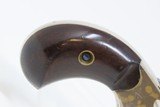 FINE 1876 mfr. Antique COLT Etched Panel NEW LINE .22 Rimfire POCKET Revolver 7-Shot .22 in Nickel & Rosewood! - 15 of 17