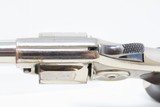 FINE 1876 mfr. Antique COLT Etched Panel NEW LINE .22 Rimfire POCKET Revolver 7-Shot .22 in Nickel & Rosewood! - 7 of 17