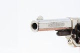 FINE 1876 mfr. Antique COLT Etched Panel NEW LINE .22 Rimfire POCKET Revolver 7-Shot .22 in Nickel & Rosewood! - 10 of 17