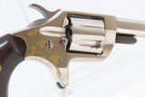 FINE 1876 mfr. Antique COLT Etched Panel NEW LINE .22 Rimfire POCKET Revolver 7-Shot .22 in Nickel & Rosewood! - 16 of 17
