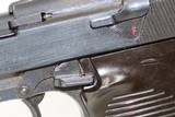 WORLD WAR 2 Walther "ac/43" Code P-38 GERMAN MILITARY Semi-Auto C&R Pistol
Another Iconic 9mm Pistol from the Third Reich! - 7 of 17