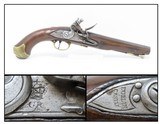 1770s DUBLIN CASTLE Irish LIGHT DRAGOON FLINTLOCK Pistol .69 Caliber RARE
18th Century British Martial Sidearm! - 1 of 19