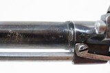 Antique LEFAUCHEUX Style Belgium 7.65mm Cal. PINFIRE Double Action Revolver FOLDING TRIGGER Mid-19th European Self Defense Sidearm - 14 of 18