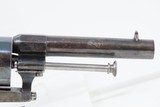 Antique LEFAUCHEUX Style Belgium 7.65mm Cal. PINFIRE Double Action Revolver FOLDING TRIGGER Mid-19th European Self Defense Sidearm - 18 of 18