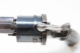 Antique LEFAUCHEUX Style Belgium 7.65mm Cal. PINFIRE Double Action Revolver FOLDING TRIGGER Mid-19th European Self Defense Sidearm - 7 of 18