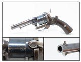 Antique LEFAUCHEUX Style Belgium 7.65mm Cal. PINFIRE Double Action Revolver FOLDING TRIGGER Mid-19th European Self Defense Sidearm - 1 of 18