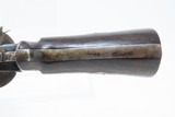 Antique LEFAUCHEUX Style Belgium 7.65mm Cal. PINFIRE Double Action Revolver FOLDING TRIGGER Mid-19th European Self Defense Sidearm - 6 of 18