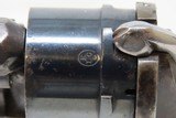 Antique LEFAUCHEUX Style Belgium 7.65mm Cal. PINFIRE Double Action Revolver FOLDING TRIGGER Mid-19th European Self Defense Sidearm - 8 of 18