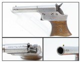 BRIT PROOFED Remington DERINGER Vest Pocket .41 Rimfire Pistol Antique Rare c1860s Single Shot Saw Handle Derringer - 1 of 16
