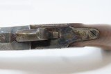 LARGE, ORNATE European Antique BOXLOCK Single Shot .60 Cal. FOLDING TRIGGERSleek & Handy Hideout Pistol from the 1800s - 7 of 16