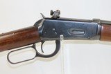 CUSTOMIZED 1906 mfr. WINCHESTER Model 1894 CARBINE .32 WS Special Peep C&RShort & Light, Half-Length Magazine, Receiver Sight - 18 of 21