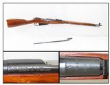 1943 WORLD WAR II Soviet IZHEVSK ARSENAL Mosin-Nagant Model 91/30 Rifle C&R WWII Dated with SOCKET BAYONET! - 1 of 25
