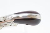 SWEET LITTLE 7-Shot .22 Hopkins & Allen BLUE JACKET Single Action Revolverc1880s ENGRAVED, NICKEL, ROSEWOOD - 6 of 16