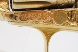 GOLD PLATED, Engraved, STAG Grip COLT .45 Single Action Army 1905 SAA C&ROne-of-a-Kind Colt PEACEMAKER from 1905! - 3 of 20