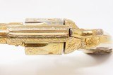GOLD PLATED, Engraved, STAG Grip COLT .45 Single Action Army 1905 SAA C&ROne-of-a-Kind Colt PEACEMAKER from 1905! - 10 of 20