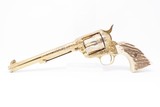 GOLD PLATED, Engraved, STAG Grip COLT .45 Single Action Army 1905 SAA C&ROne-of-a-Kind Colt PEACEMAKER from 1905! - 14 of 20