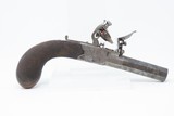 ENGRAVED Antique WHEELER Boxlock FLINTLOCK .50 Caliber POCKET PistolEarly-1800s Self Defense Pistol - 14 of 17